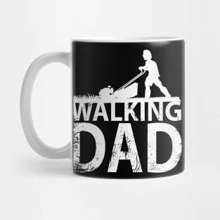 Walking dad lawn mower Mug